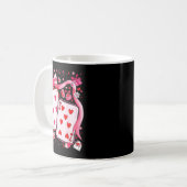 Meranian Dog Red Truck Christmas Tree Santa Ugly X Kaffeetasse (Vorderseite Links)