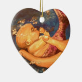 Merbaby nachts keramikornament (Rechts)