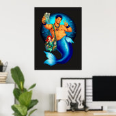 Merbear Lagoon - Kai Mizuno Poster (Heimbüro)