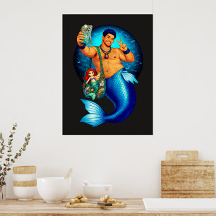 Merbear Lagoon - Kai Mizuno Poster