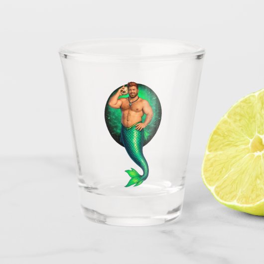 Merbear Lagoon - Tadhg Ó Farraige Schnapsglas (Vorderseite)