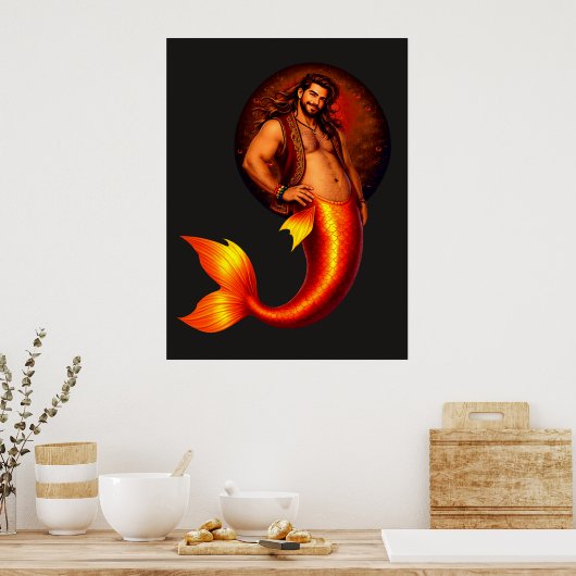 Merbear Lagune - Mateo del Mar Poster (Küche)