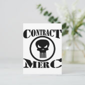 Merc Mercenary Postkarte (Stehend Vorderseite)