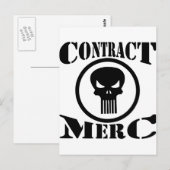 Merc Mercenary Postkarte (Vorne/Hinten)