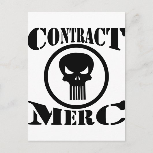 Merc Mercenary Postkarte (Vorderseite)
