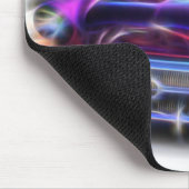 Merc Mercury Hotrod Mouse Pad Lila Flames Rodder Mousepad (Ecke)