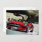 Merc SLR Postkarte (Vorne/Hinten)