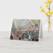 Mercado Central de Valencia Malerei von Alfred Fox Karte (Gelbe Blume)