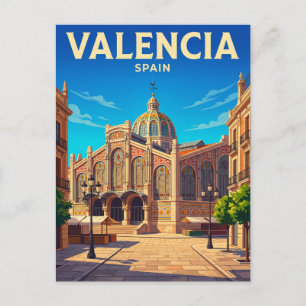 Mercado Central Spanien Postkarte