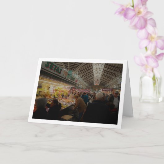 Mercado Central, Valencia, España Karte (Orchidee)