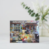 Mercado de Miraflores Postkarte (Stehend Vorderseite)