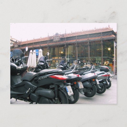Mercado de San Miguel - Madrid, Spanien Postkarte (Vorderseite)