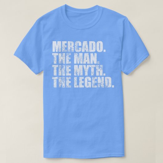 MercadoMercado Familienname Mercado Nachname Merca T-Shirt (Design vorne)