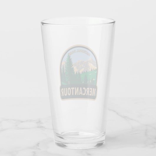 Mercantour National Park Frankreich Glas (Rückseite)