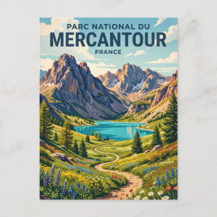 Mercantour-Nationalpark Frankreich Postkarte