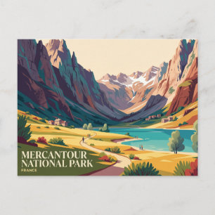 Mercantour-Nationalpark Frankreich Postkarte