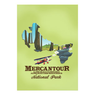 mercantour Nationalpark Frankreich Reiseplakat Kar Fotodruck
