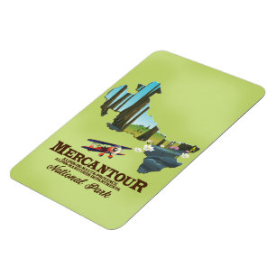 Mercantour-Nationalpark Frankreich Reiseplakat Kar Magnet