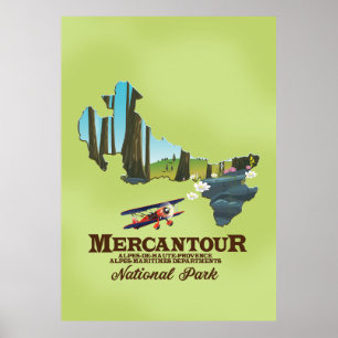 mercantour Nationalpark Frankreich Reiseplakat Kar Poster