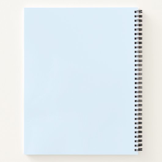 Mercat hellblauer Meerjungkatzenkatze individuelle Notizblock (Rückseite)