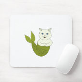 Mercat Purrmaid Merman Fish Cat Mousepad (Mit Mouse)
