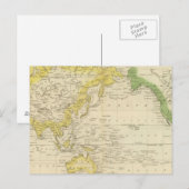 Mercator-Diagramm 2 Postkarte (Vorne/Hinten)