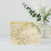 Mercator-Diagramm 2 Postkarte (Stehend Vorderseite)