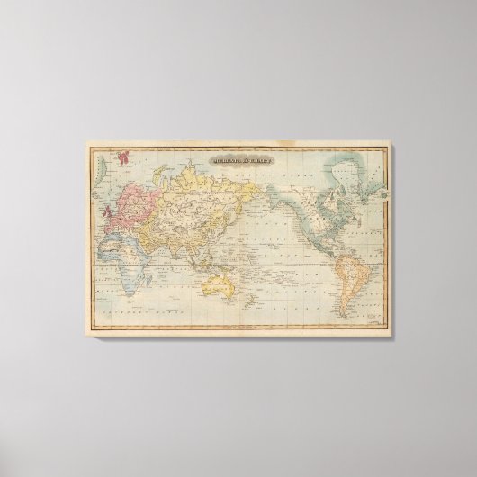 Mercator-Diagramm Leinwanddruck (Vorderseite)