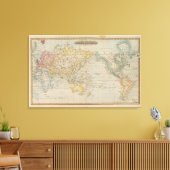 Mercator-Diagramm Leinwanddruck (Insitu (Wohnzimmer))