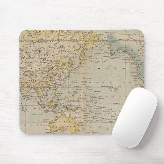 Mercator-Diagramm Mousepad (Mit Mouse)