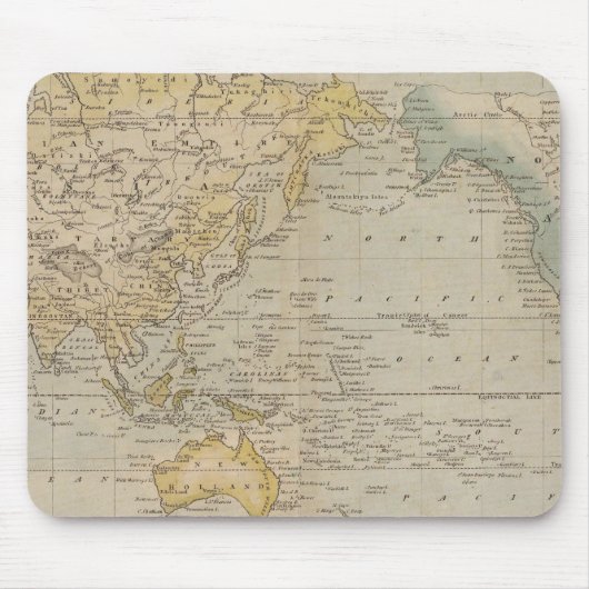 Mercator-Diagramm Mousepad (Vorne)