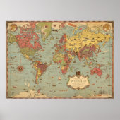 Mercator Map of the World Poster (Vorne)