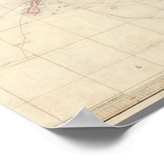 Mercator Map of the World Poster (Ecke)