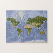 Mercator-Weltkarte Puzzle (Horizontal)