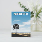 Merced California Central Valley Postkarte (Stehend Vorderseite)