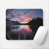 Merced lake Sunset - Yosemite - California Mousepad (Mit Mouse)