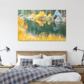 Merced River Autumn Reflection Leinwanddruck (Insitu (Schlafzimmer))