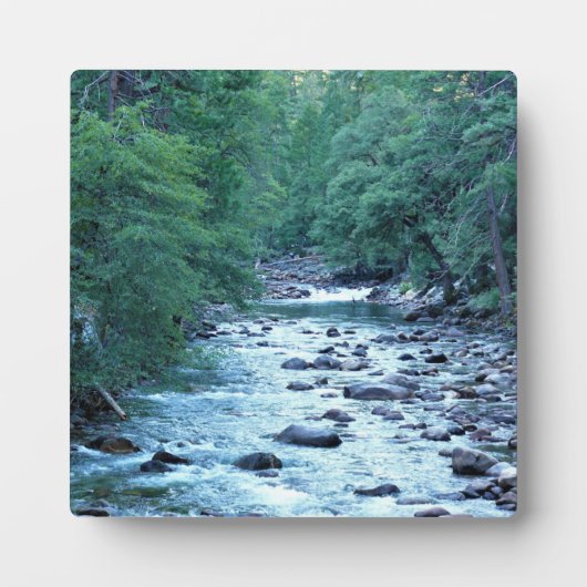 Merced River by Happy Isles, Yosemite, CA Fotoplatte (Vorderseite)