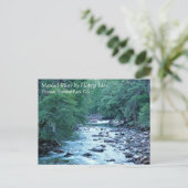 Merced River by Happy Isles, Yosemite, CA Postcard Postkarte (Stehend Vorderseite)