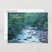Merced River by Happy Isles, Yosemite, CA Postcard Postkarte (Vorne/Hinten)