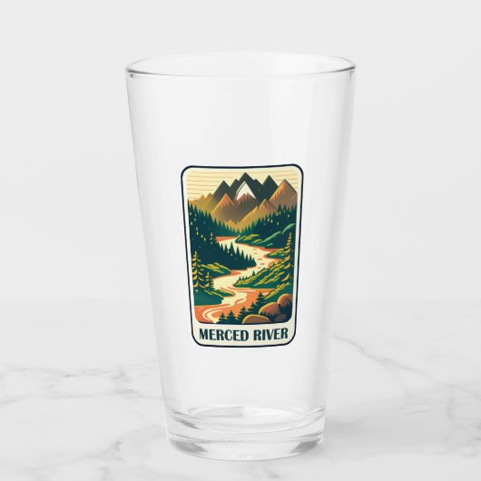 Merced River California Colors Glas (Vorderseite)