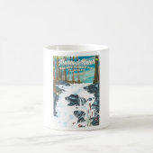 Merced River California Reiseplster Kaffeetasse (Mittel)
