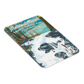 Merced River California Reiseplster Magnet (Rechte Seite)