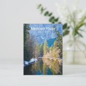 Merced River January Yosemite California Products Postkarte (Stehend Vorderseite)