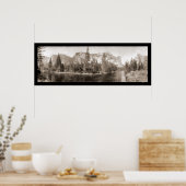 Merced River Yosemite Foto 1915 Poster (Küche)