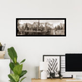 Merced River Yosemite Foto 1915 Poster (Heimbüro)