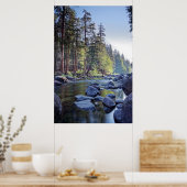 Merced River | Yosemite National Park at Sunrise Poster (Küche)