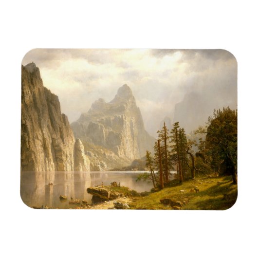 Merced River-Yosemite Valley, Albert Bierstadt Magnet (Horizontal)