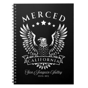 Merced San Joaquin Valley Kalifornien Vintage Adle Notizblock