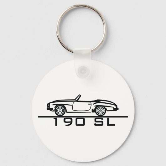 Mercedes 190 SL Typ 121 Schlüsselanhänger (Vorderseite)